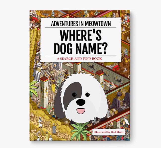 Personalised Sheepadoodle Book: Where's Dog Name? Volume 2